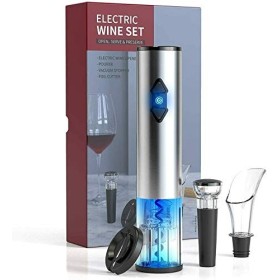 Kavydens Ensemble de tire-bouchons électriques pour bouteille de vin, Alimentation par piles kit de tire-bouchon automatique 