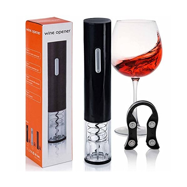 Tire-bouchon électrique Ouvreur de vin automatique avec coupe-capsule pour sommeliers professionnels