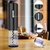 Gohytal Tire-Bouchon Électrique Rechargeable USB,Ouvre-Bouteille de vin Automatique avec Coupe-Capsule Cadeau pour le vin Acc