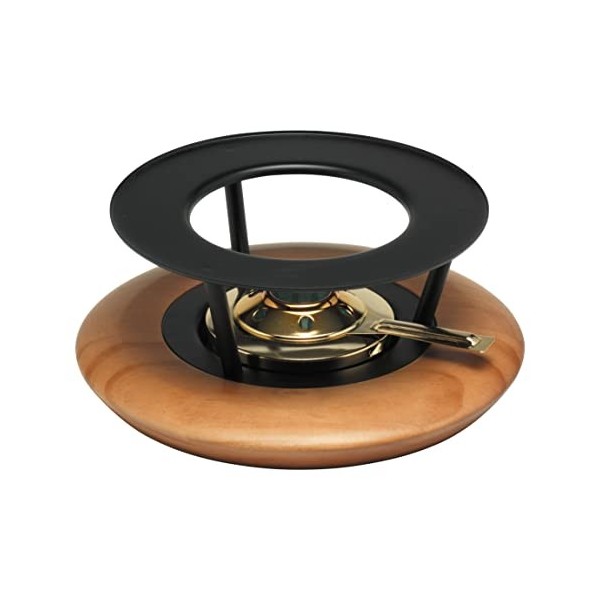 KUHN RIKON 32042 Réchaud cerisier noir avec un brûleur or