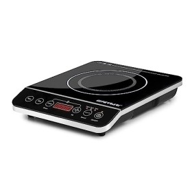 G3 Ferrari G10061 Plaque à Induction Seul "Énergie", 2000 W, Verre Tempéré, Noir