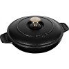 STAUB Assiette Chaude en Fonte, Ronde, Ø 20 cm, 0,75 L, Noir Mat