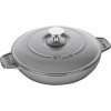 STAUB Assiette Chaude en Fonte, Ronde, Ø 20 cm, 0,75 L, Noir Mat