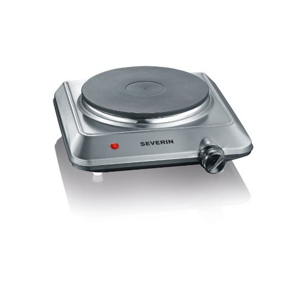 SEVERIN Plaque de cuisson 1 500 W, Plaque de cuisine idéale pour logement étudiant, dans le jardin ou au camping, Plaque élec
