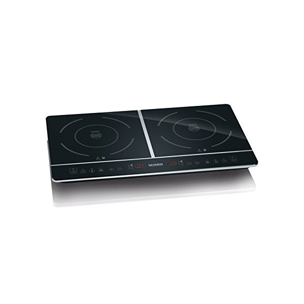 SEVERIN Plaque de cuisson électrique double 2 500 W, Plaque de cuisine pour logement étudiant ou camping, Plaque électrique a
