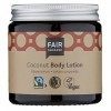 Fair Squared - Lait corporel à la noix de coco 100 ml - Soins pour peaux sèches - Végétalien, cosmétiques naturels - Zéro déc