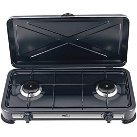 Melchioni Family 118360110 Minerva 2 - Réchaud à gaz 2 brûleurs, métal