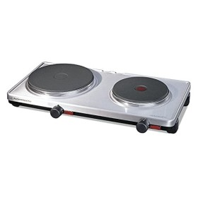 Rommelsbacher AK 3099/E Plaque de cuisson double Acier inoxydable 3000 W Import Allemagne 