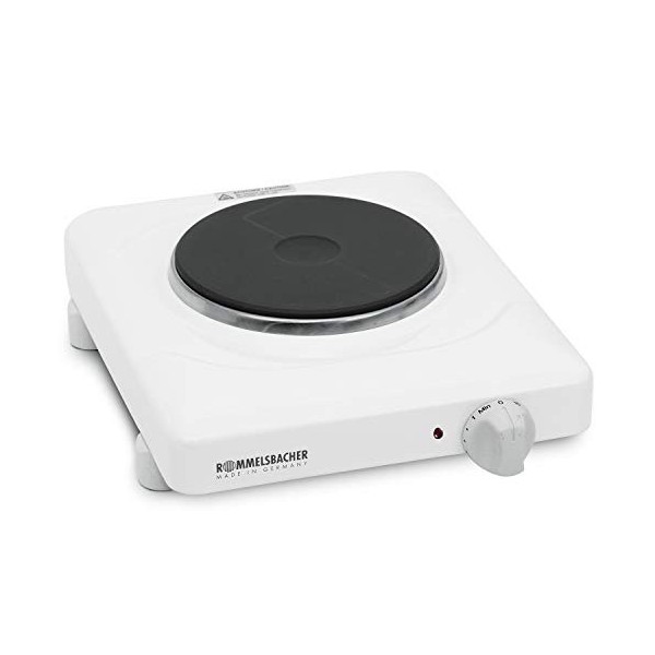 Rommelsbacher THS 815 Plaque de cuisson émaillée Minuteur 15 min Import Allemagne