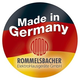 Rommelsbacher THS 815 Plaque de cuisson émaillée Minuteur 15 min Import Allemagne 