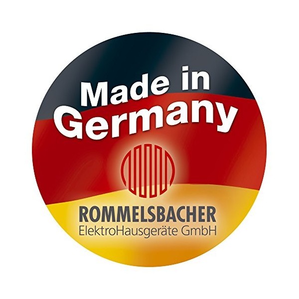 Rommelsbacher THS 815 Plaque de cuisson émaillée Minuteur 15 min Import Allemagne 