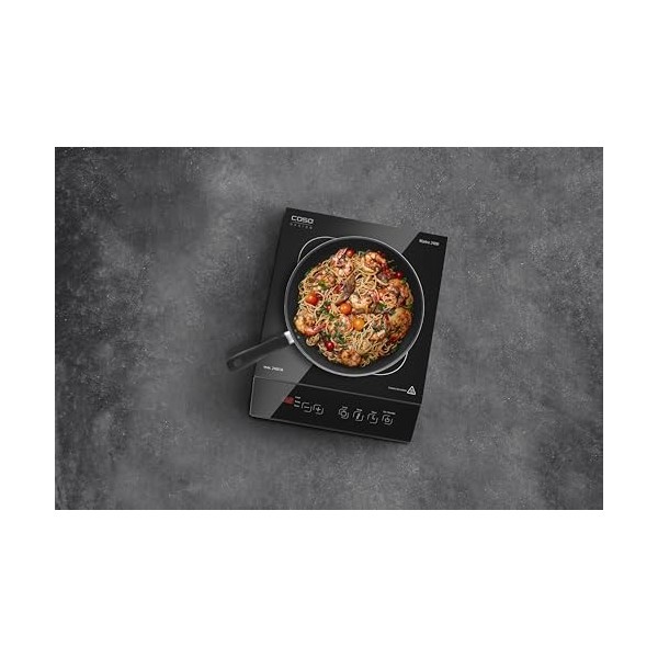 CASO Maitre 2400 Plaque de cuisson à induction mobile, SmartControl sur 12 niveaux, 60-240°C, minuterie jusquà 180 min, cass