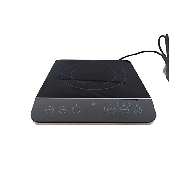 FAST WORLD SHOPPING ® Plaque De Cuisson Induction Cuisinière À Induction 200 À 2000 Watt Plaque Électrique En Vitrocéramique 