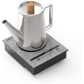 Plaque à Induction Mini Abangdun, Réchaud à Induction Portable de 900W avec 5 Niveaux de Puissance, Minuterie, Arrêt Automati