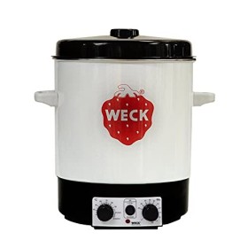 Weck Stérilisateur électrique WAT 15, 29 litres, Émail, Autocuiseur programmable avec thermostat et minuterie