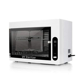 Stérilisateur UV professionnel aux rayons ultraviolets et à lozone, lampe UV-C + O3, deux étagères, grande capacité 9 litre