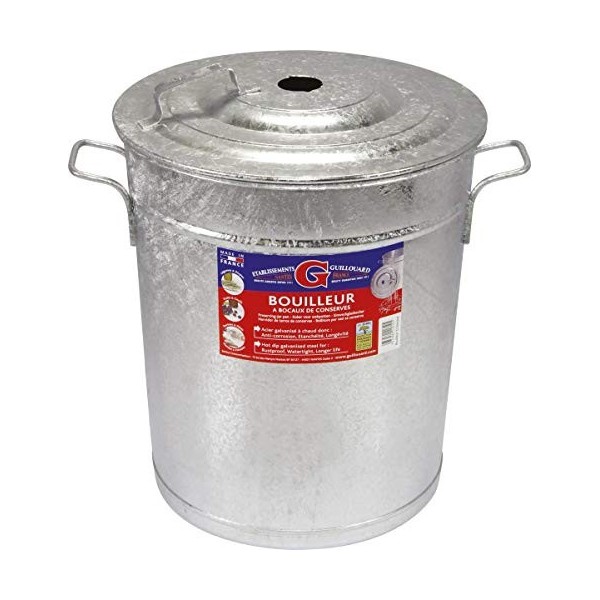 GUILLOUARD 011700 Stérilisateur à Bocaux de Conserve & 12661 - Thermometre pour sterilisateur 100øc 1 - Pack