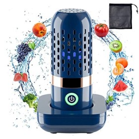Machine De Nettoyage De Légumes Forme De Capsule Portable À Ultrasons Sans Fil Purificateur De Nourriture De Fruits Ménage Cu