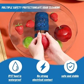 Machine De Nettoyage De Légumes Forme De Capsule Portable À Ultrasons Sans Fil Purificateur De Nourriture De Fruits Ménage Cu