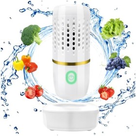 Machine à Laver les Fruits et Légumes, Machine de Purification des Aliments Portable, purificateur daliments sans fil USB, M