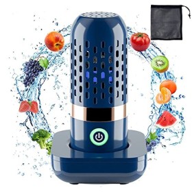 mumisuto Nettoyeur de Fruits et Légumes, Machine à Laver Les Fruits et Légumes, Appareil de Nettoyage sans Fil étanche avec T