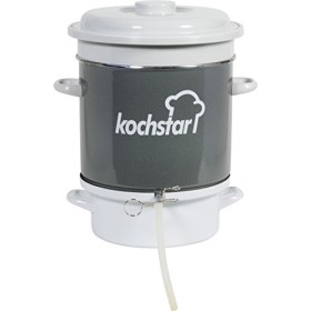 Kochstar K16104128 – Extracteur de jus fruits et légumes à vapeur standard cuve émail - tous types de feux dont induction – c
