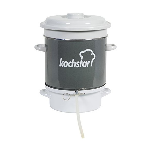 Kochstar K16104128 – Extracteur de jus fruits et légumes à vapeur standard cuve émail - tous types de feux dont induction – c