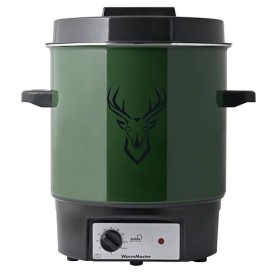 KOCHSTAR K99125035, Stérilisateur de bocaux électrique, Thermostat, 27 litres, Acier Emaillé, Décor Cerf