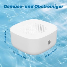 Machine De Nettoyage De Légumes, Aqua Pure Purifier - Machine De Nettoyage De Fruits Ménage Cuisine Nettoyant Alimentaire Mac