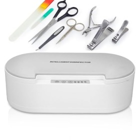 Boîte de Nettoyage UV Plateau de Stérilisation Professionnel en Plastique, Organisateur de Stockage de Boîte de Stérilisateur