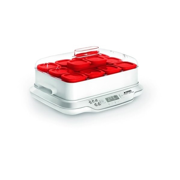 Seb Multi Délices, Express Yaourtière 12 pots verre 140 ml, Sans BPA, 5 programmes automatiques, Programme Express, Fabriqué 