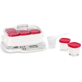 Seb Yaourtière 6 pots verre 140 ml, 5 programmes automatiques, Sans BPA, Compact, Yaourt maison, Desserts lactés, Fromages bl