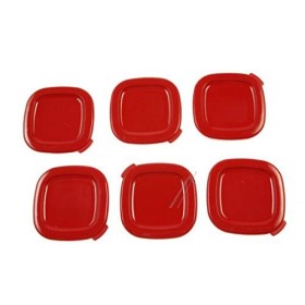 Couvercles x6 Pots Yaourt rouge Multi délices SS-1530000653 