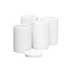 Rommelsbacher Lot de gobelets en céramique JB 4-125 ml, avec couvercle, convient pour yaourtière JG 80, blanc