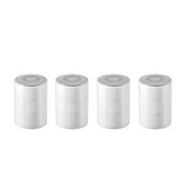 Rommelsbacher Lot de gobelets en céramique JB 4-125 ml, avec couvercle, convient pour yaourtière JG 80, blanc