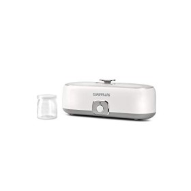 G3 Ferrari G10133 Fermento 4 Yaourtière, Plastique Verre, Blanc