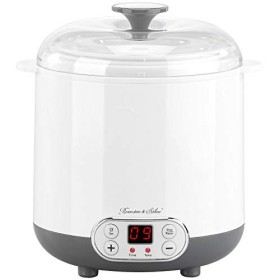 Rosenstein & Söhne Yaourtière électrique avec récipients de 1,5 L et 1,35 L