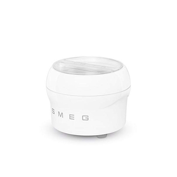 Smeg, Sorbetière SMIC01 pour Robot Pâtissier, Capacité Jusquà 1,1 L, Récipient Réfrigérant avec Système de Refroidissement, 