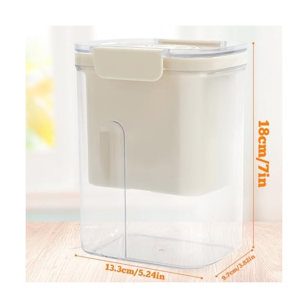 PRITOK Passoire à yaourt grecque avec couvercle : séparateur de lactosérum lavable, yaourtière avec tamis en filet, filtre à