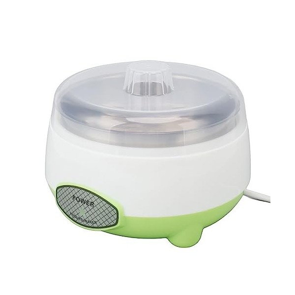 Yaourtière 15W, Récipient de Machine à Yaourt en Acier Inoxydable pour Yaourt Fait Maison Prise UE 220V 