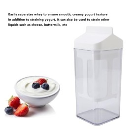 Filtre à passoire à yaourt, ABS à mailles fines réutilisables pour fromage, yaourt grec, séparateur de lactosérum, 283,5 g, p