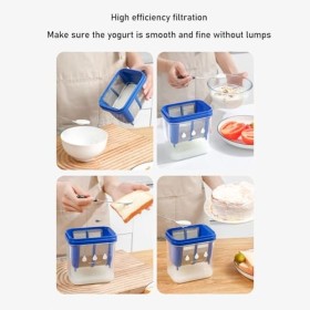 Yaourtière Grecque, Séparateur de Lactosérum de Grande capacité, Passoire à Yaourt avec Sac à Mailles Extra Fines, Filtre en 