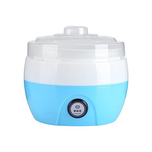 Akozon Yaourtière, 220V 1L Electric Automatic Yogurt Maker Machine Yoghurt Yogourt Automatique Crème Yaourt Électrique de Bri