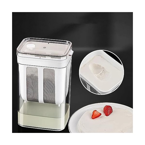 Passoire à Yaourt, Passoire à Yaourt Grec de Grande capacité, Séparateur de Lactosérum Facile à Utiliser, Yaourtière Grecque 
