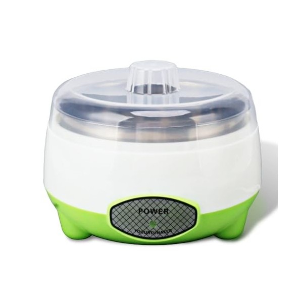 Yaourt Hine Cact Yaourtière Hine Récipient en Acier Inoxydable Yaourtière pour Yaourt Fait Maison G 15W Prise UE 220V Jardina