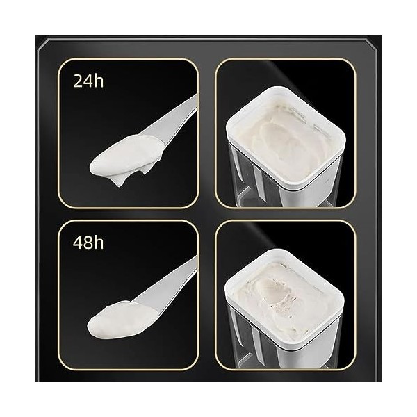 Filtre à yaourt grec, filtre à yaourt grec, en acier inoxydable, grande capacité, séparateur dhumidité pour faire du yaourt