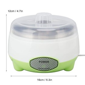 Atyhao Yaourtière, Yaourtière Automatique Yaourtière Machine à Récipient en Acier Inoxydable Yaourtière pour Yaourt Fait Mais