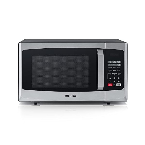 Toshiba ML-EM23P SS Four à micro-ondes 800 W 23 L avec affichage numérique, dégivrage automatique, cuisson express à une tou