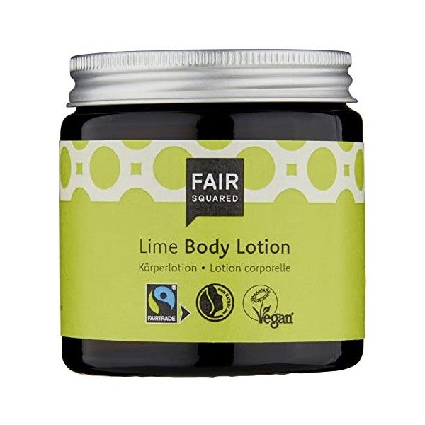 Fair Squared - Lait Corporel à la Chaux 100ml - Riche en Vitamines et Minéraux Naturels - Antioxydants et Acides Gras Essenti