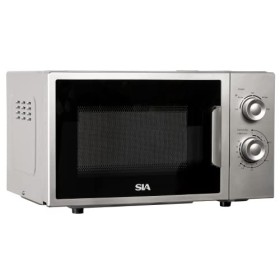 SIA FAM21SI 20L Argent Micro-ondes Autonome Cadrans Analogique 700W Garantie Pièces et Main dœuvre 2 ans